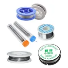 1 шт. припой без свинца, припой с канифольным сердечником, электролитический оловянный провод, мягкая силиконовая проволока из луженой чистой меди, антиокислительный