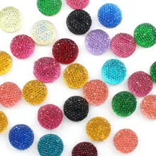 30 шт. 3D Кристалл Bling gem Decoden Поставки круглых горных хрустальных