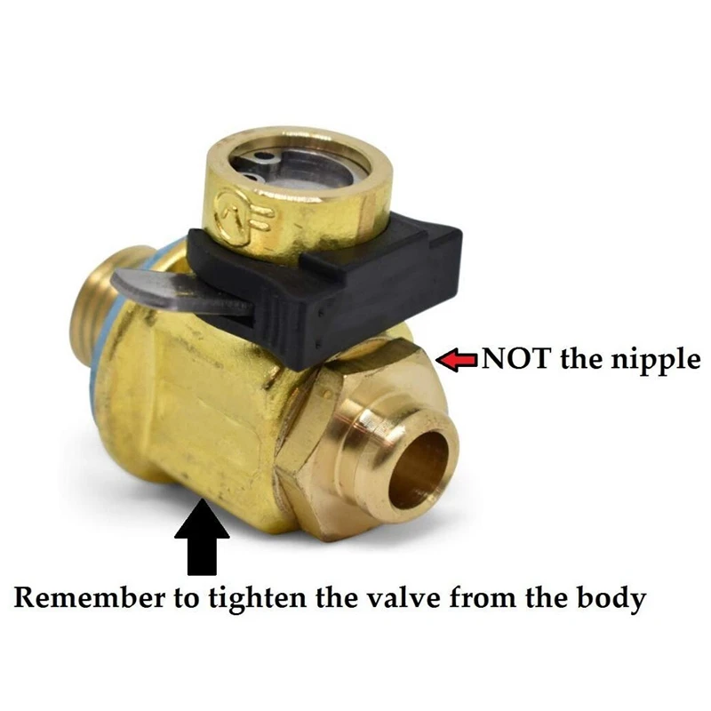 F108S s серия короткий ниппель сливной клапан с рычажным зажимом 16mm 1.5|Клапан