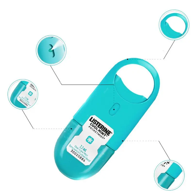 7 мл мини карманный холодный мятный спрей для орального тумана натуральный