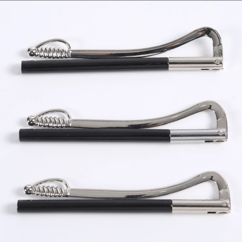 75 мм черный эктрофорез двойного сложения пружинный зажим для денег бумажник