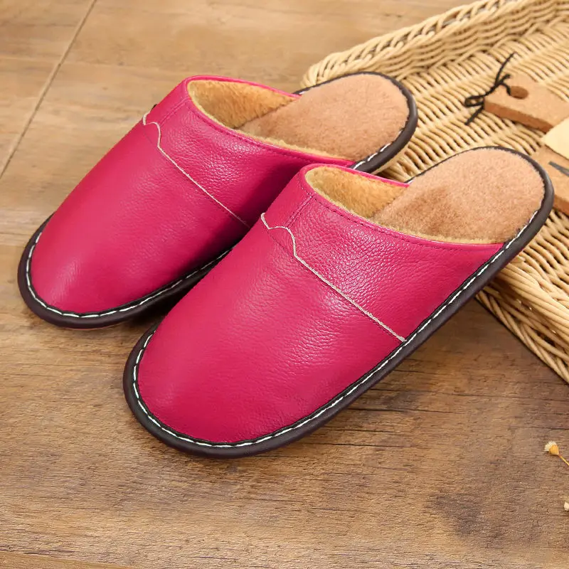 Шлепанцы мужские из натуральной коровьей кожи домашняя обувь классические