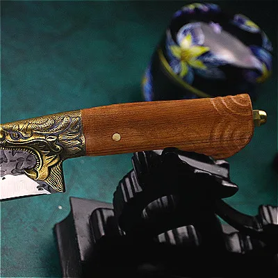 Кухонный нож Longquan ручной ковки набор кухонных ножей работы с призраком острый