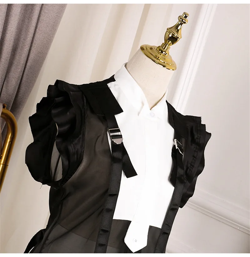 Шифоновая Блузка без рукавов женская рубашка лето 2020 новая Корейская свободная