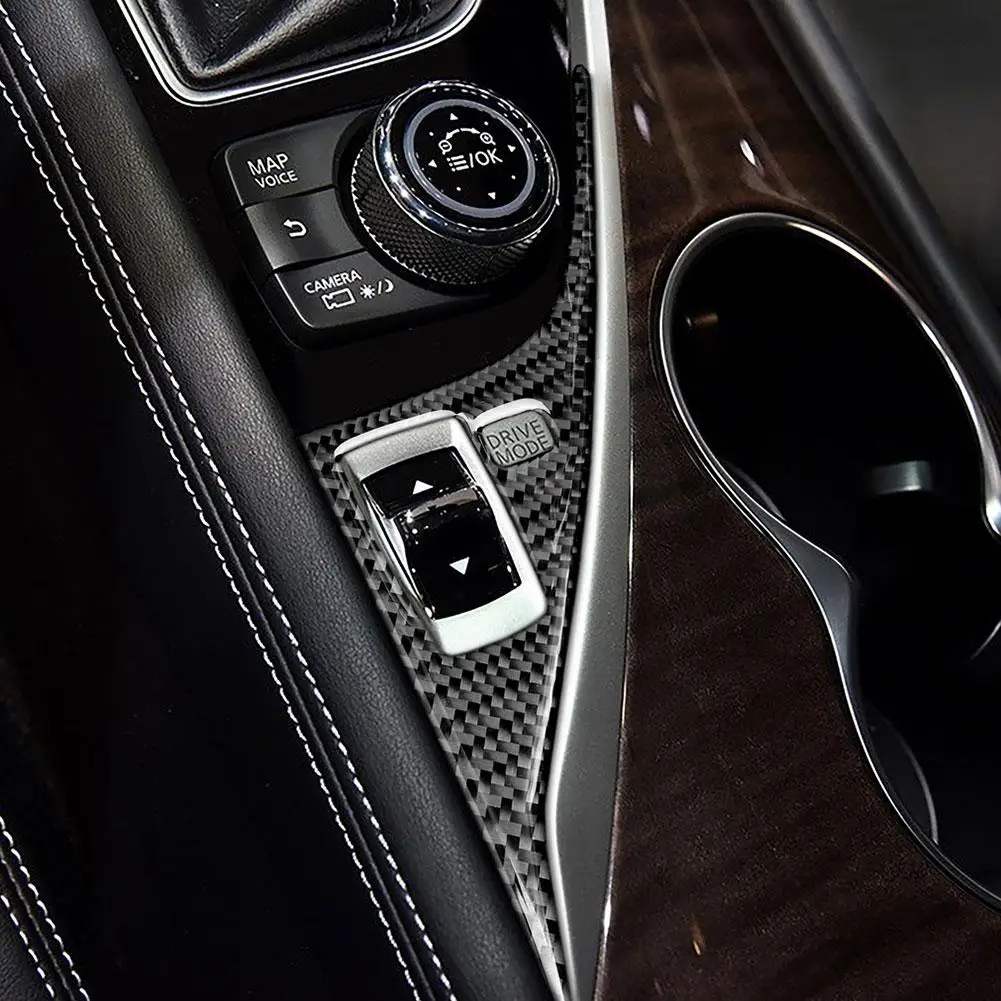 Автомобильный Стайлинг из углеродного волокна внутренняя панель привода