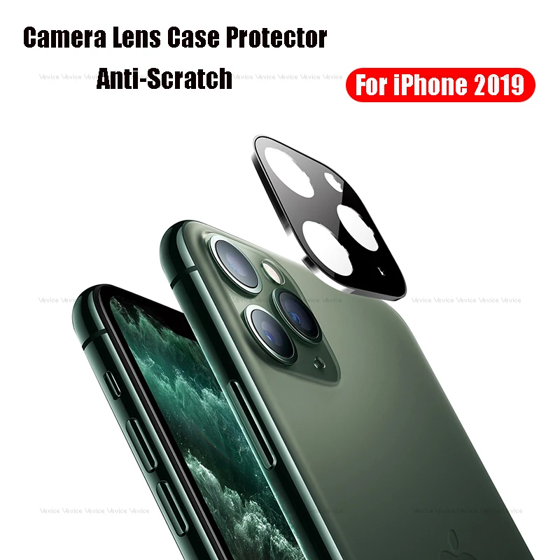 Защита для объектива задней камеры iPhone XR XS 11 Pro Max X 10 Взрывозащищенная крышка из