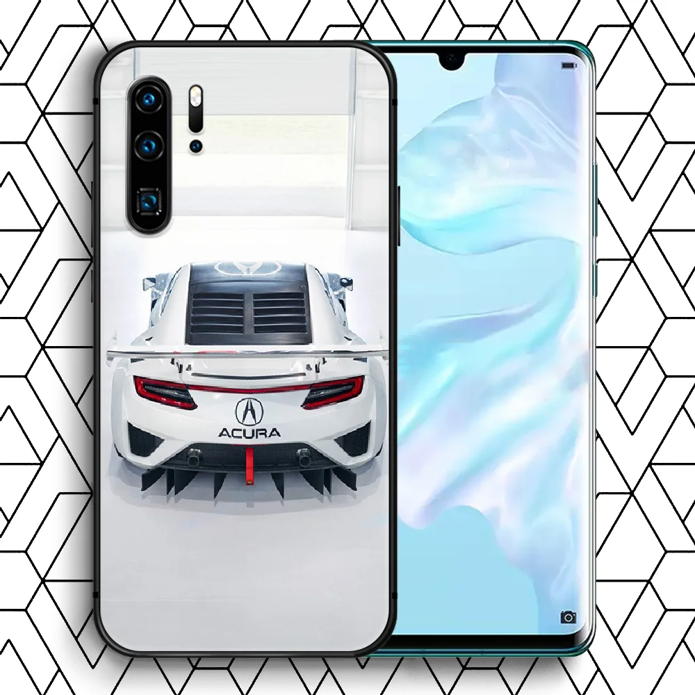 

Acura Car Logo Phone Case For Huawei P Mate 10 20 30 40 Lite Pro Smart Z 2019 Nova 5t Black Coque Silicone Funda Luxury Shell