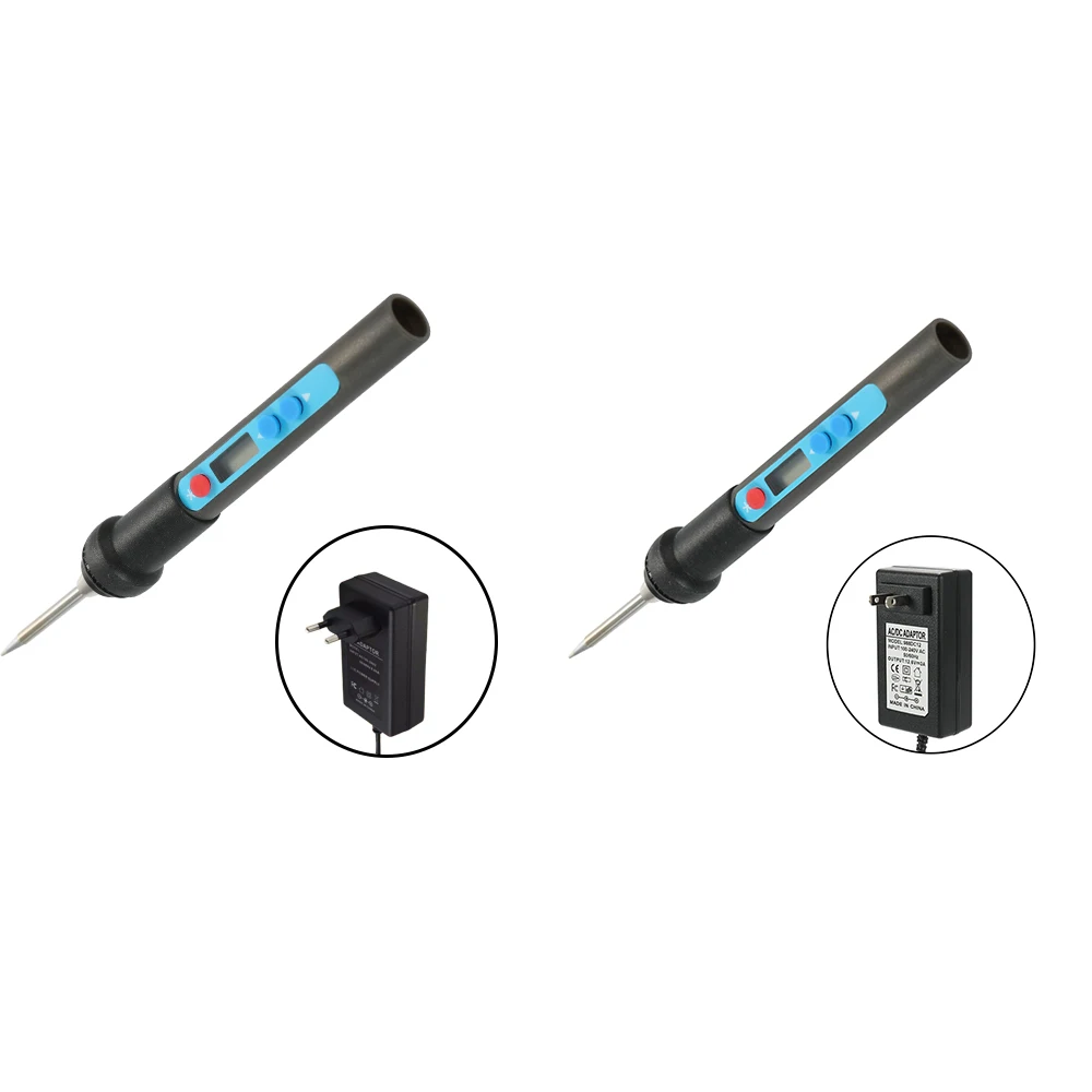 

New Digital Electric Soldering Iron Set Unleaded Adjustable Temperature with Adaptor and Car-specific Plug Soldering Iron