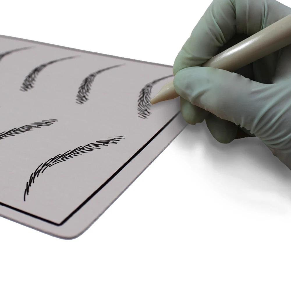 10 шт. косметика для практики татуажа Перманентный макияж татуировка бровей