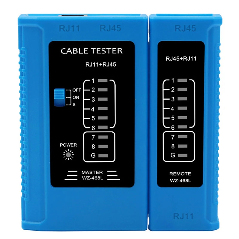 

Professional Network Cable Tester RJ45 RJ11 RJ12 CAT5 UTP LAN Cable Tester Detector Remote Test Tools Networking