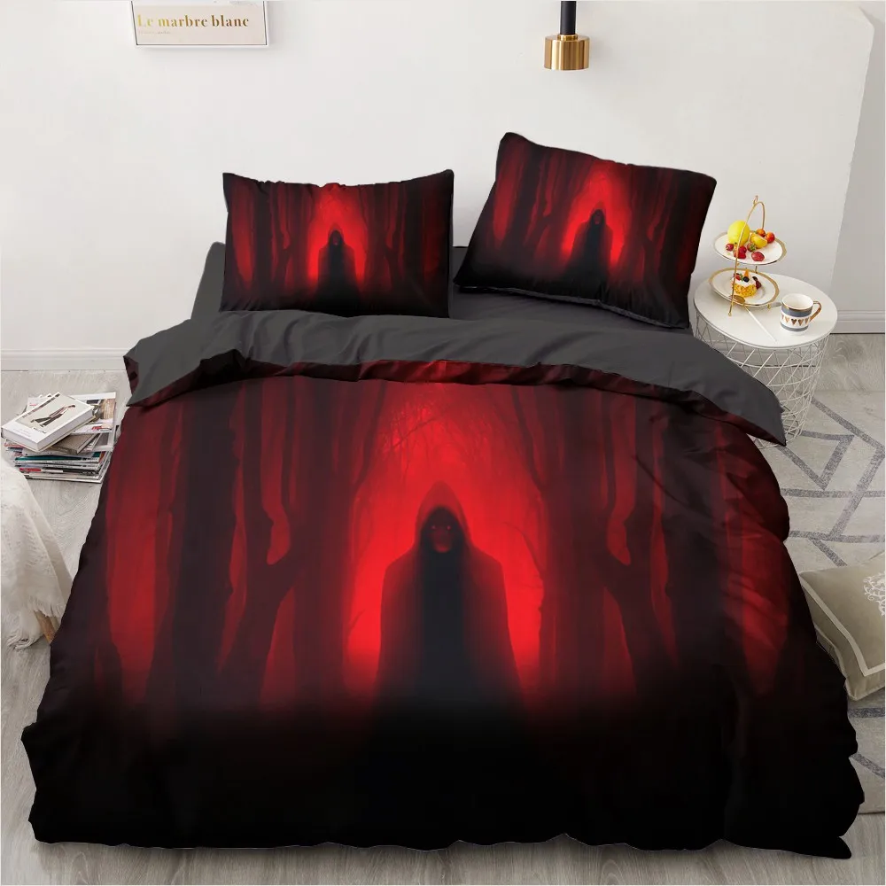 

3D Demon Design Bedding Sets Comforter Quilt Cover Duvet Set Twin King Queen Double Single Size Home Textile