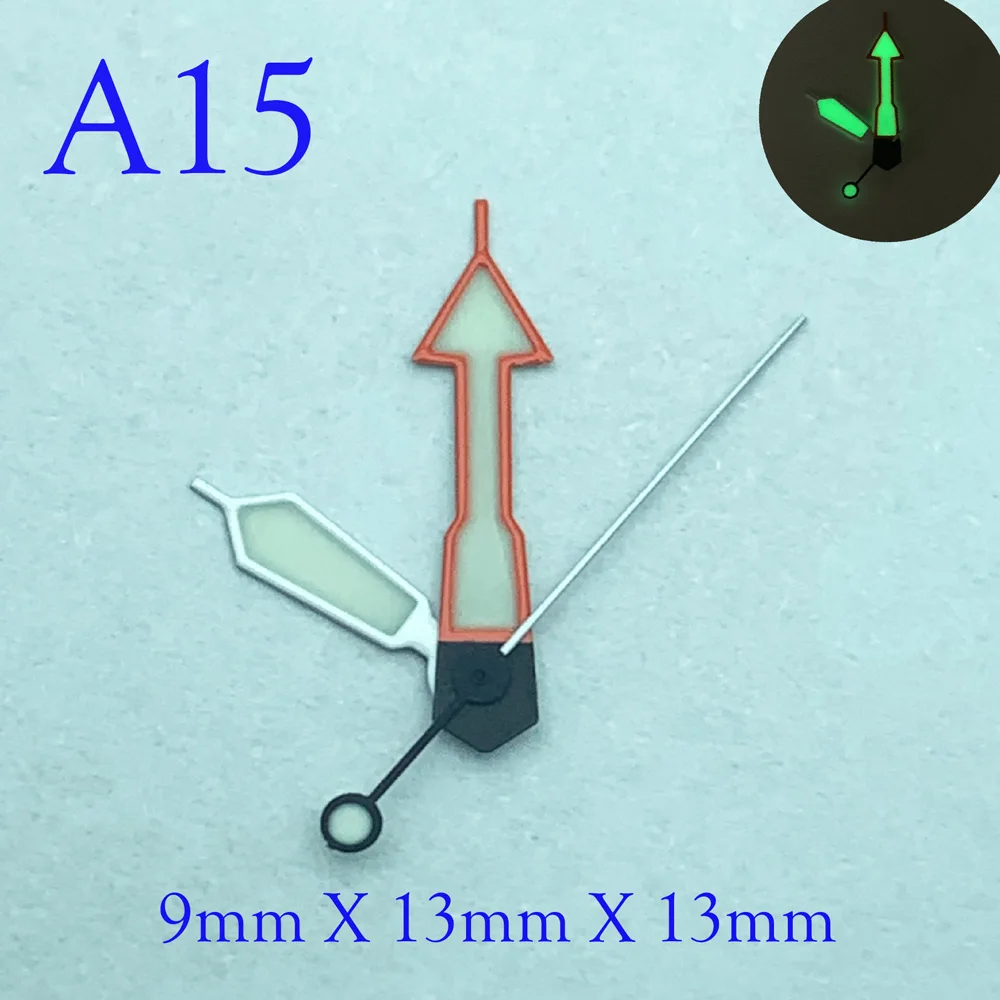 

Супер светящийся зеленый фонарь для часов NH35 NH36, запасные части, аксессуары A15