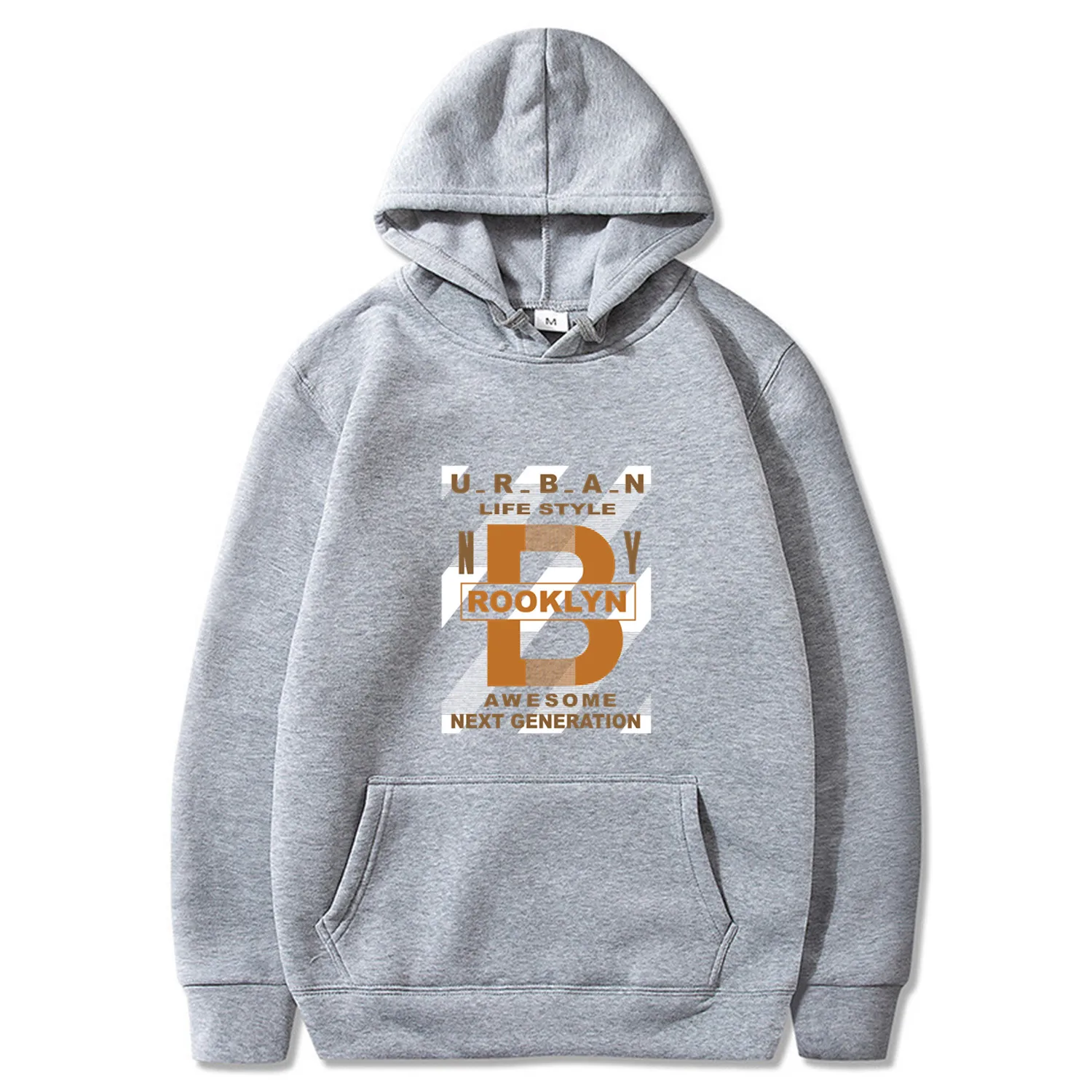 

2021 New Spring And Autumn Thin Style Tide Brand Men's Loose Long-Sleeved Sweater Hooded Classic S-3XL