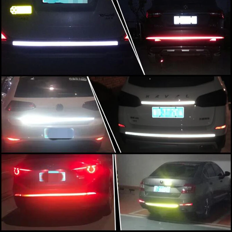 Автомобильные задние бамперы светоотражающие наклейки Предупреждение о ночной