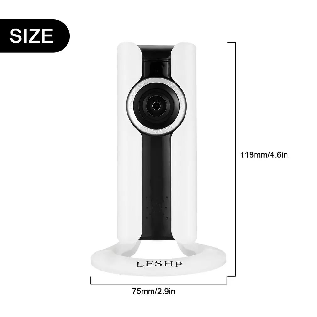 LESHP 1.0MP VR CAM 3D панорамная IP камера беспроводная Wifi наружная Водонепроницаемая