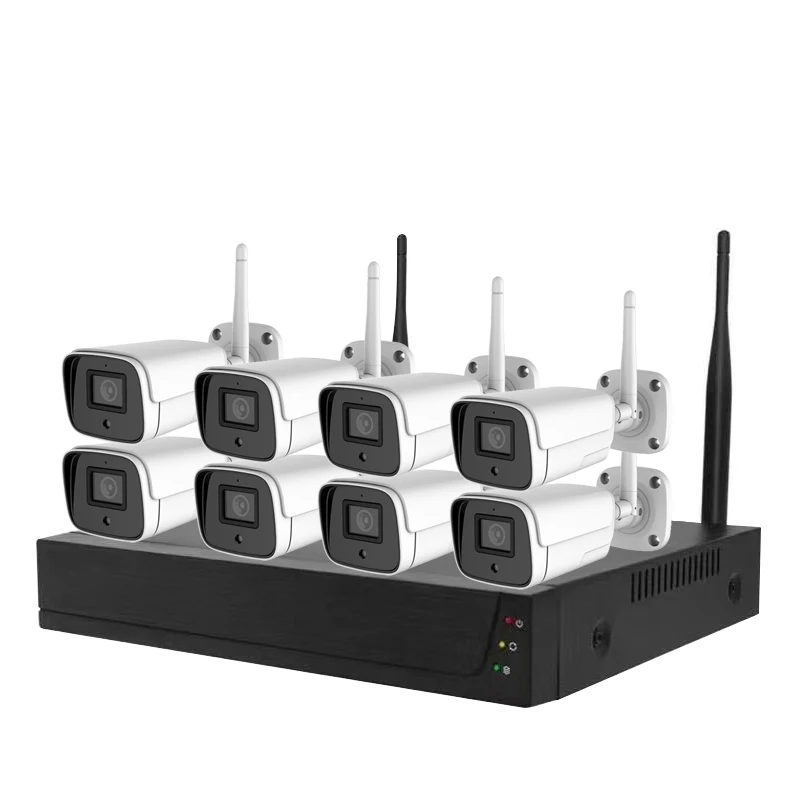 

Tuya 8ch waterproof 1080p 8mp 4k wifi wireless 2-way audio home human motion detection cctv security camera system nvr kit