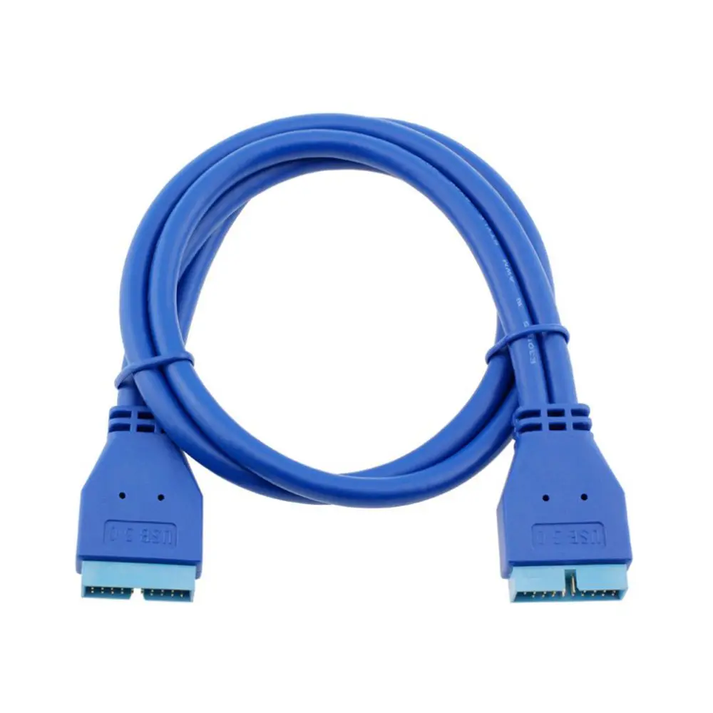 Кабель USB 3 0 20pin штекер-штекер 50 см для материнской платы Asus Gigabyte Msi onda inte DELL HP Lenovo |