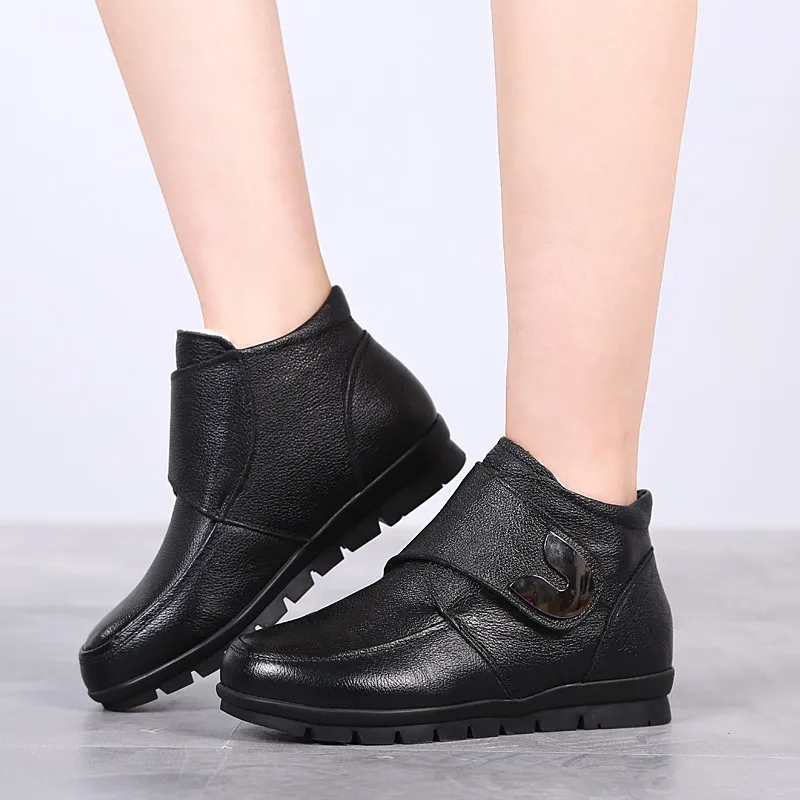 MORAZORA/2020 Лидер продаж Обувь из натуральной кожи Женские ботильоны с металлическим