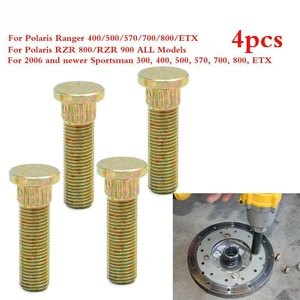4 шт. болты-гвоздики для заднего колеса, винты, гайки, замена 7518378 для Polaris RZR 800 900 Sportsman 300 Ranger 400 500 570 700 800 ETX ATV