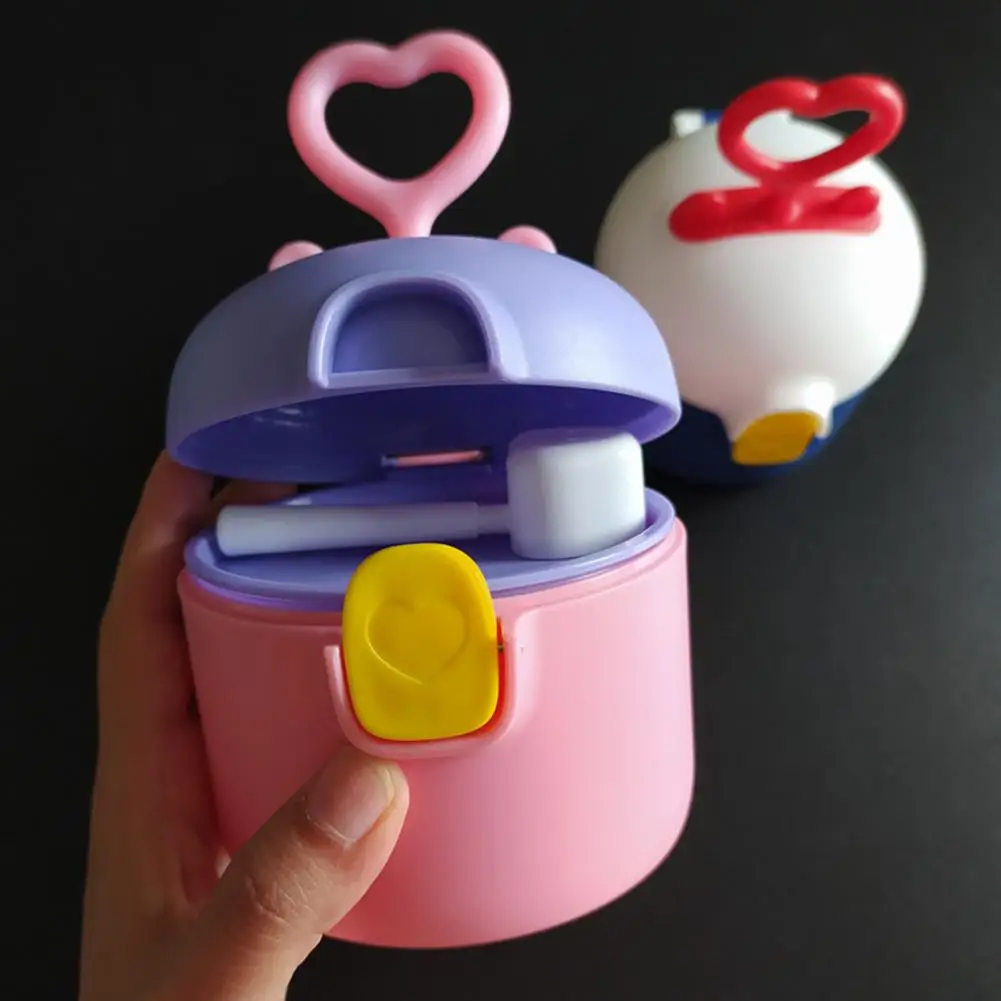 

Milk Powder Organizer with Spoon Good Sealing Portable Milk Powder Case Universal Moistureproof Milk Powder Container
