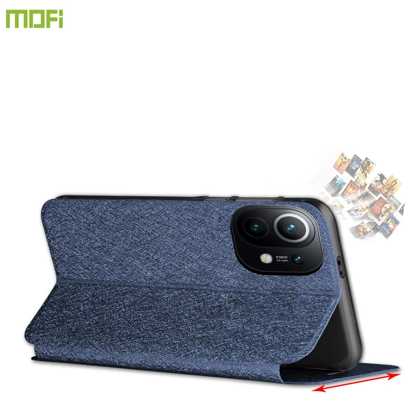 For Xiaomi Mi 10 11 10t Pro Mi 9 pro 9 lite 9T pro Mi 8 Case Flip Shockproof Leather Silicone MOFi Mi Note 10 Lite A2 Cases