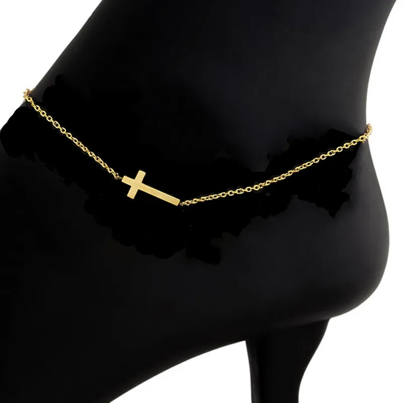 V привлечь минимализм Bijoux Femme крест накрест браслет Для женщин мужчин Jewelry цвета: