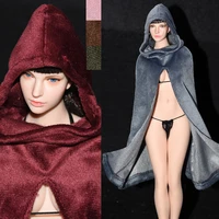 16 scale girl elegant long cloak hooded cape model for 12inch female hottoys ht action figure body toys in stock
