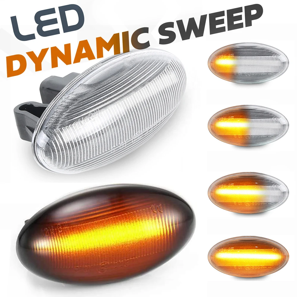 Светодиодный поворотный сигнал боковые габаритные огни лампа для Citroen Berlingo Xsara