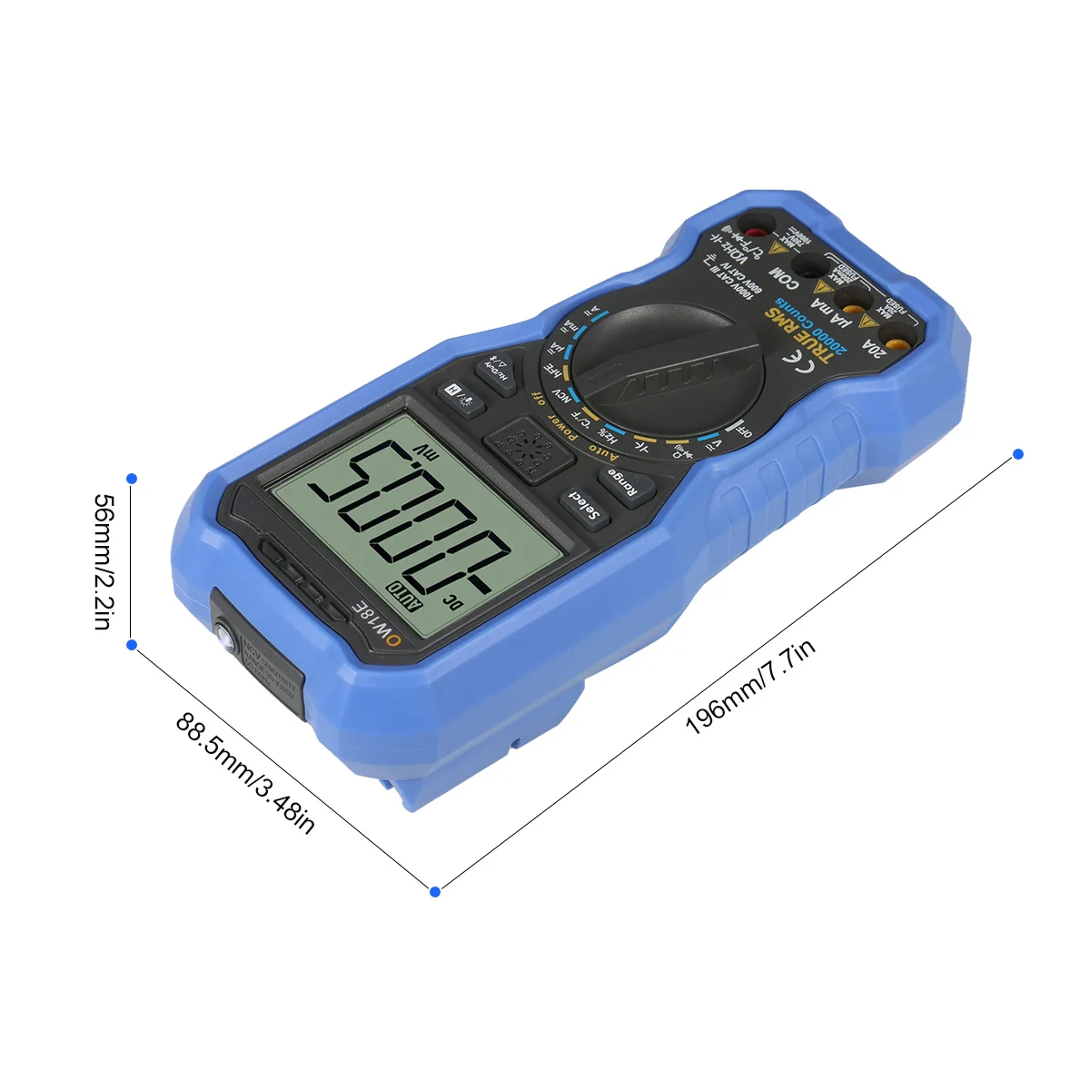 Мультиметр OW18E Smart BLE 1/2 4 0 разряда цифровой ЖК-мультиметр с истинным