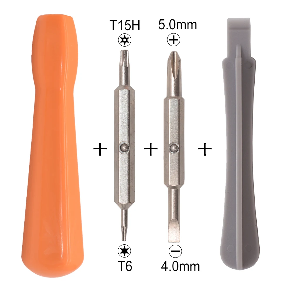 

5 in 1 Multifunctional Magnetic Precision Small Screwdriver Repair Tool 5.0 phillips 4.0 Slotted T6 T15H Torx Pry 120set/lot