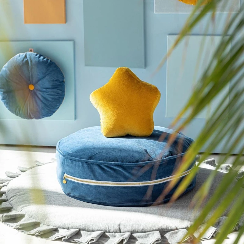 

DXAD Baby Play Mat Crawling Carpet Kids Room Floor Rug Round Game Pad Playmat Decor