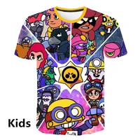 children clothing stars t shirt 2021 summer baby kids clothes boys and girls breathable cool short sleeve tops fashion cartoon