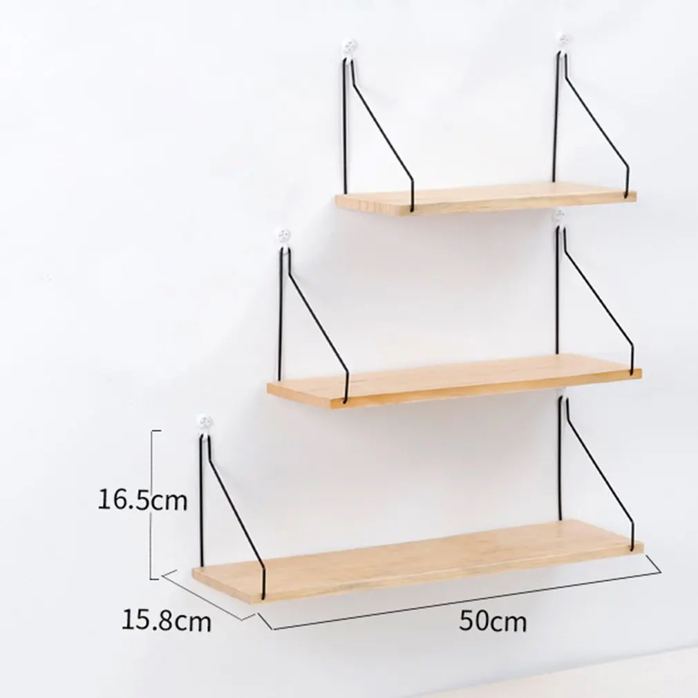 

Geometric Shape Wooden Wall Shelf Wall Mounted Storage Rack Organization For Bedroom Kitchen Home Decor Kid Room Decoration