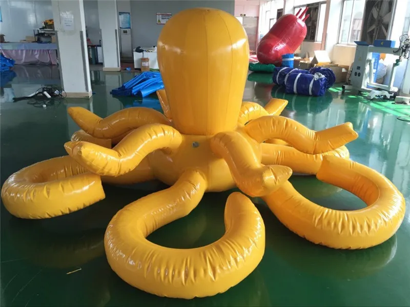 3m Inflatable Octopus Ocean theme with Blower Lovely Squid Balloon Swimming Pool Mat Water Park Play Equipment | Спорт и развлечения