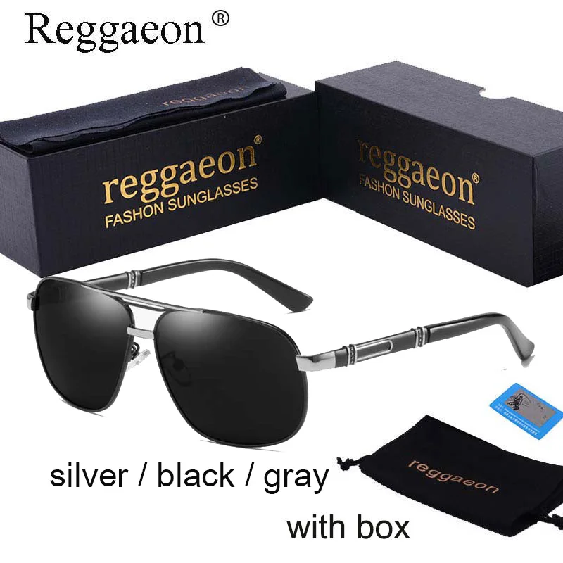 

2020 Luxury Brand Polarized Sunglasses For Men Classic Rectangle Aluminum Sunglasses Magnesium Frame UV400