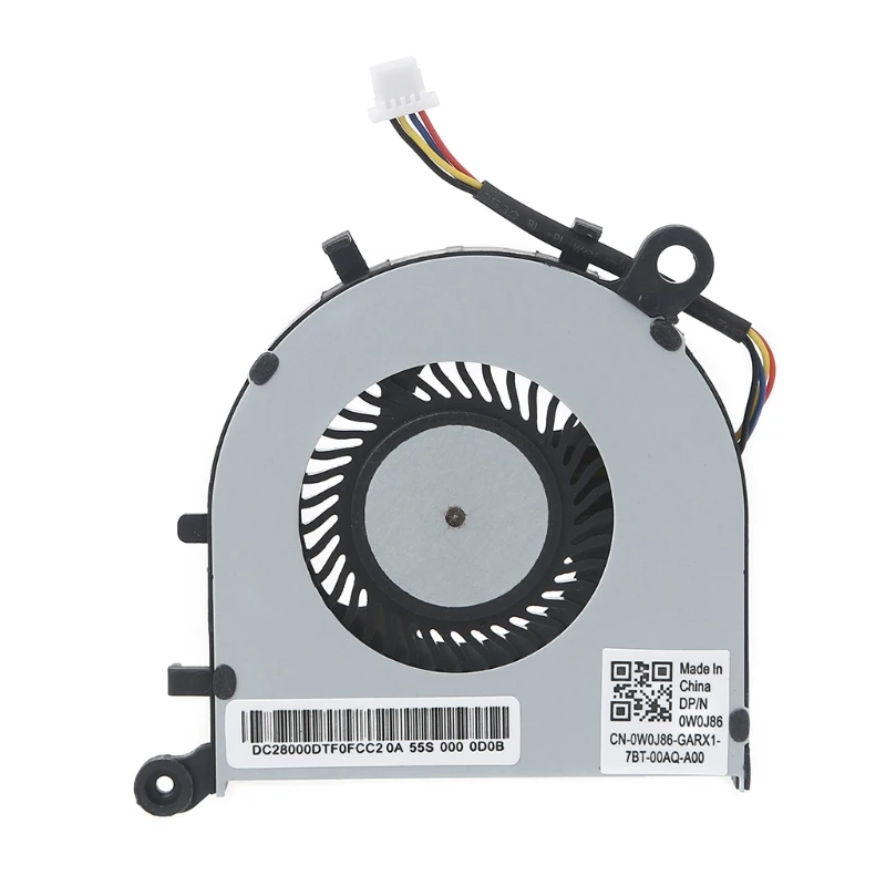 

50LA New Laptop CPU Cooling Fan For Dell XPS13 9343 9350 9360 Laptop DFS150505000T FFH0 0XHT5V XHT5V DC28000F2F0 Quiet Cooler