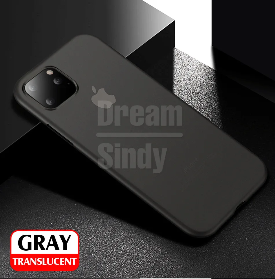 Роскошный ультра тонкий чехол 0,26 мм для iPhone 11 Pro XS Max XR XS X чехол для iPhone 6 6s 7 8 Plus PC противоударный чехол