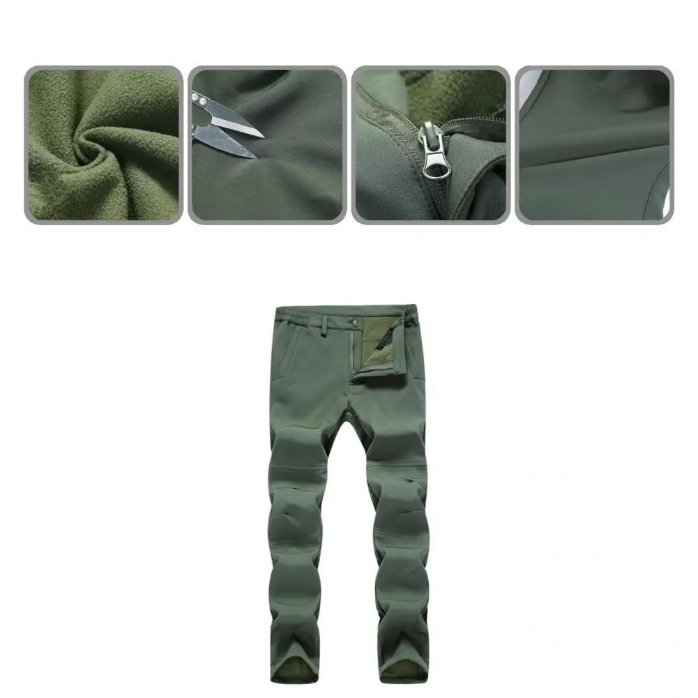 

Male Trousers Stylish Wear Resistant Straight Practical Outdoor Trousers for Climbing Men Pants Winter Pants