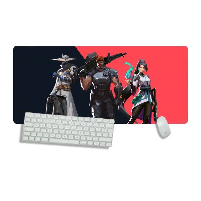 

valorant game DIY Design Pattern Game mousepad Desk Table Protect Game Office Work Mouse Mat pad X XL XXL Non-slip