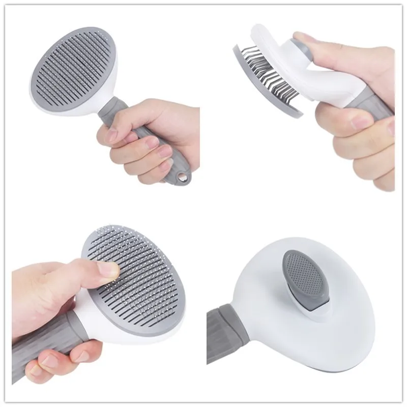 

Pet Hair Remover Comb Stainless Steel Cats Combs Puppy Hair Removal Dog Shedding Comb Pet Grooming Tool Cleaning Supplies