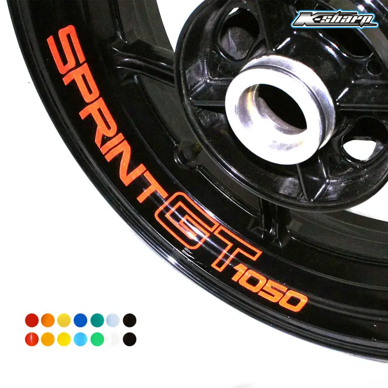 

For TRIUMP SPRINT GT105 Custom Inner Rim Declas Wheel Reflective Stickers Stripes