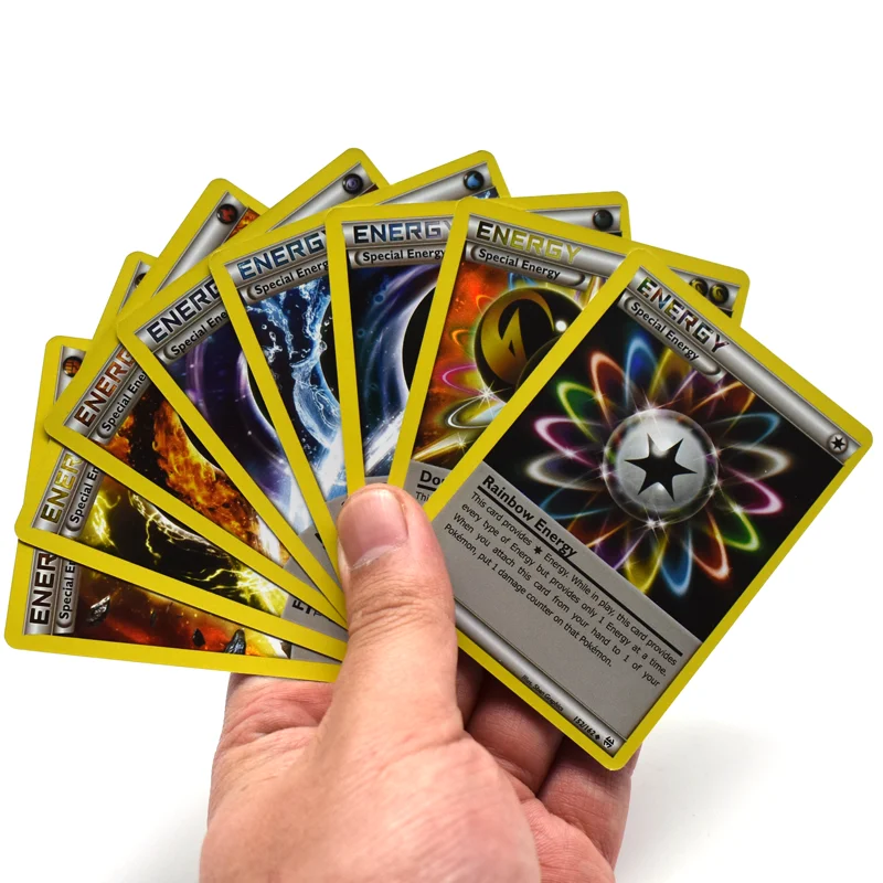 

20 шт., детская настольная игра «Pokemon Cards Energy TCG»