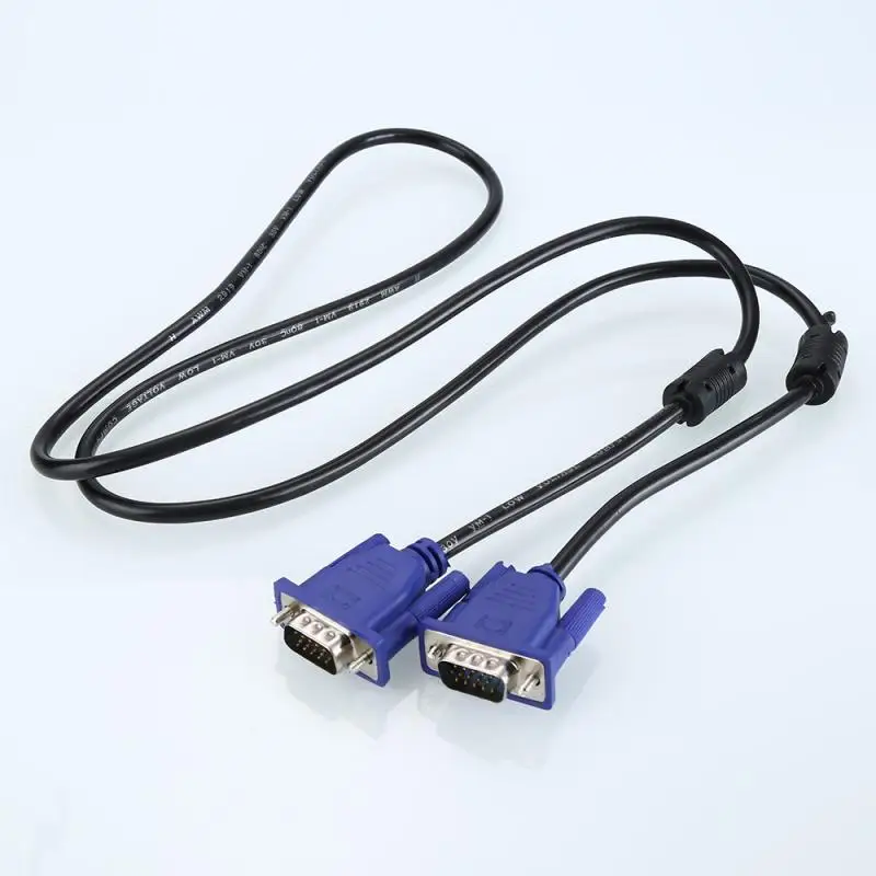 VGA To Cable Adapter Male Connector HD15 Changer Convertor For Laptop PC SVGA Coupler Adaptor Plug And Play | Компьютеры и офис