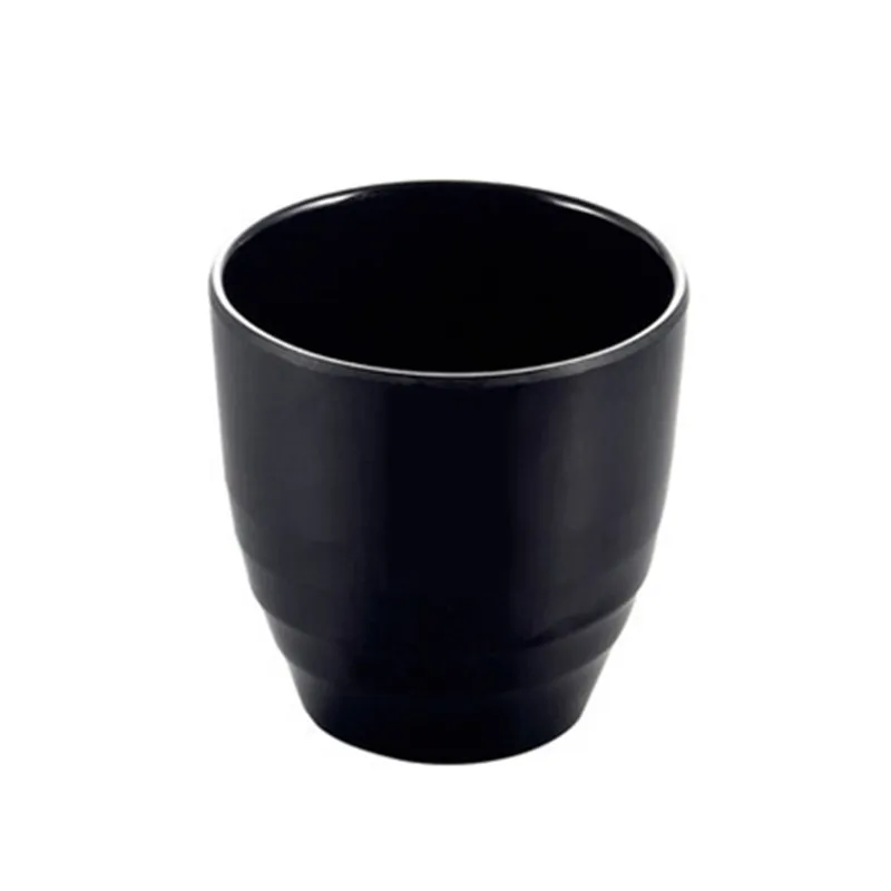 A5 черная матовая чашка из меламина для воды ресторана отеля домашнего чая чистки
