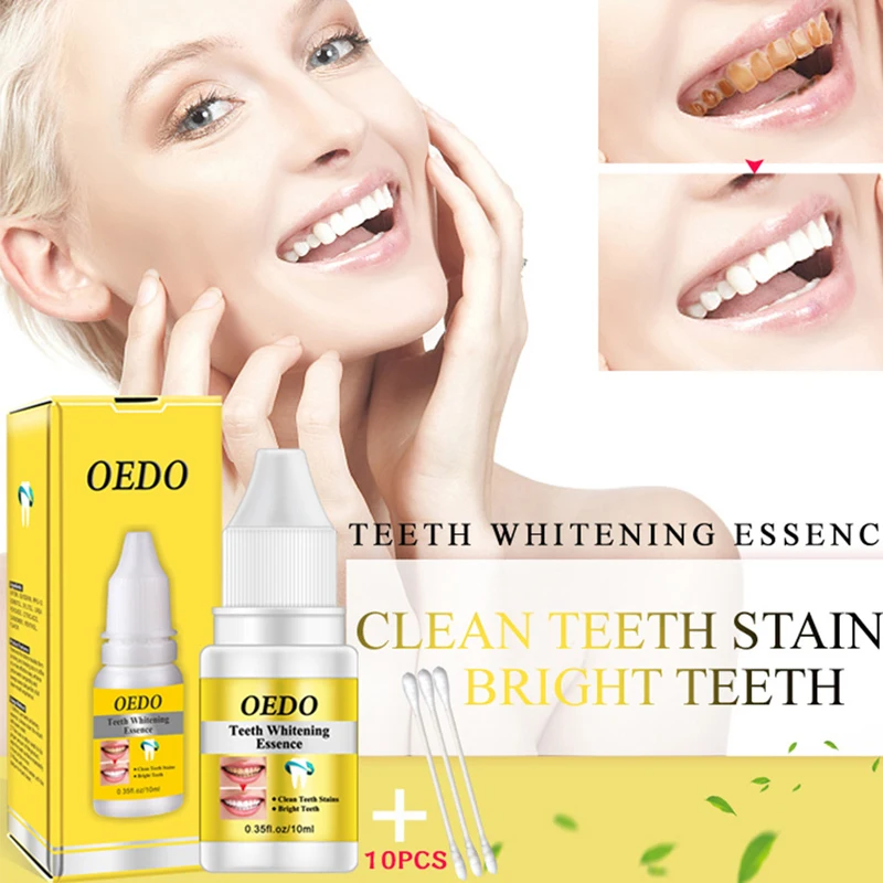 

1 Pcs Oral Hygiene Teeth Whitening Essence Serum Plaque Stains Tooth Bleaching Dental Toothwashing Fluid Toothpaste Care