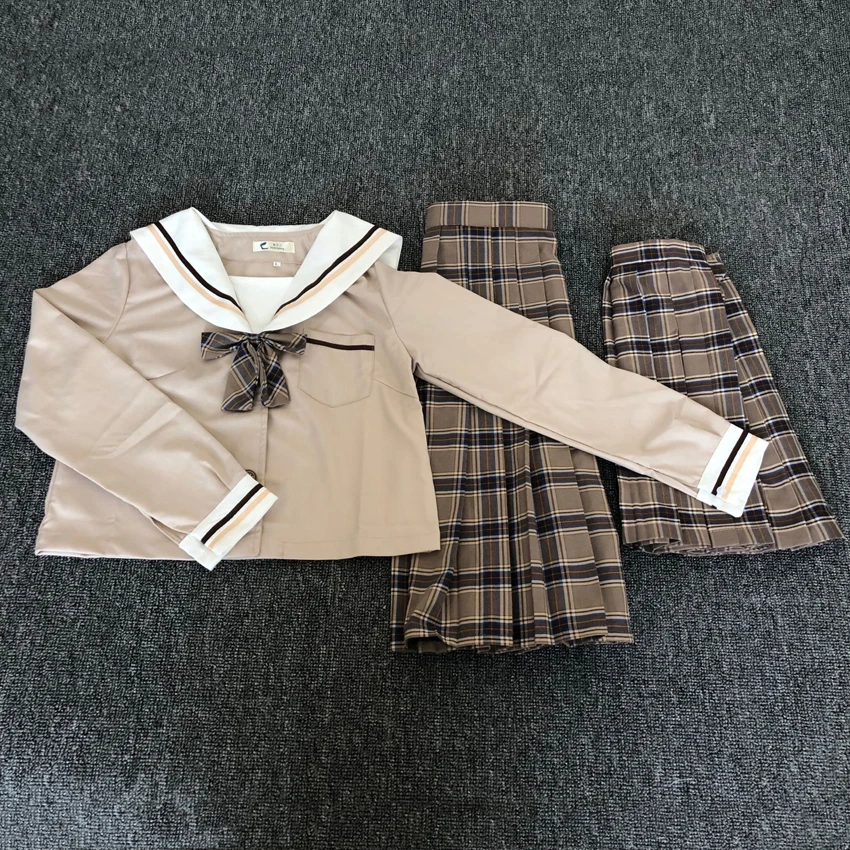 Студенческая японская школьная форма в Корейском стиле женский костюм JK блузка с