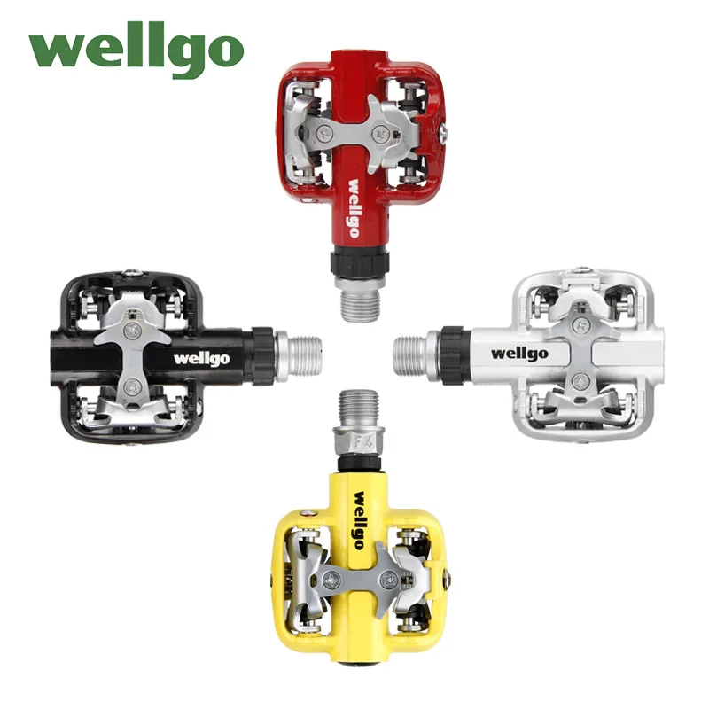 Ссветильник легкая ножка для велосипеда Wellgo из магниевого сплава DU + подшипник