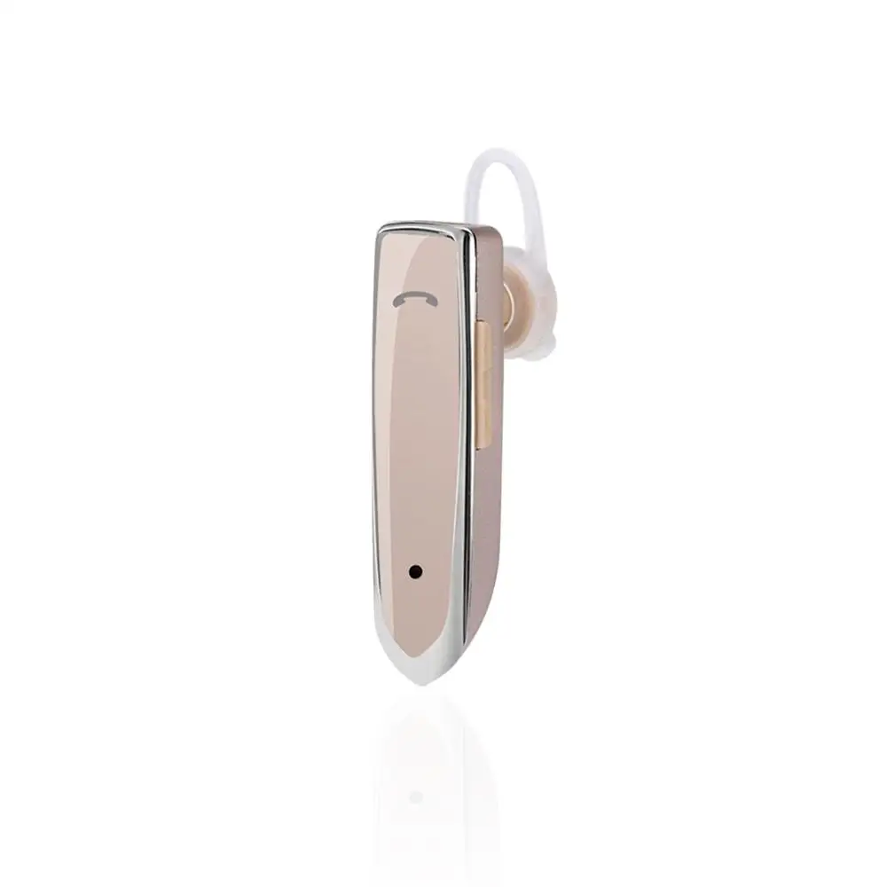 Золотой ANRY Bluetooth беспроводные деловые наушники Hands Free с микрофоном для офиса/бизнеса/тренировки/водителя/грузовика - Цвет: Золотой