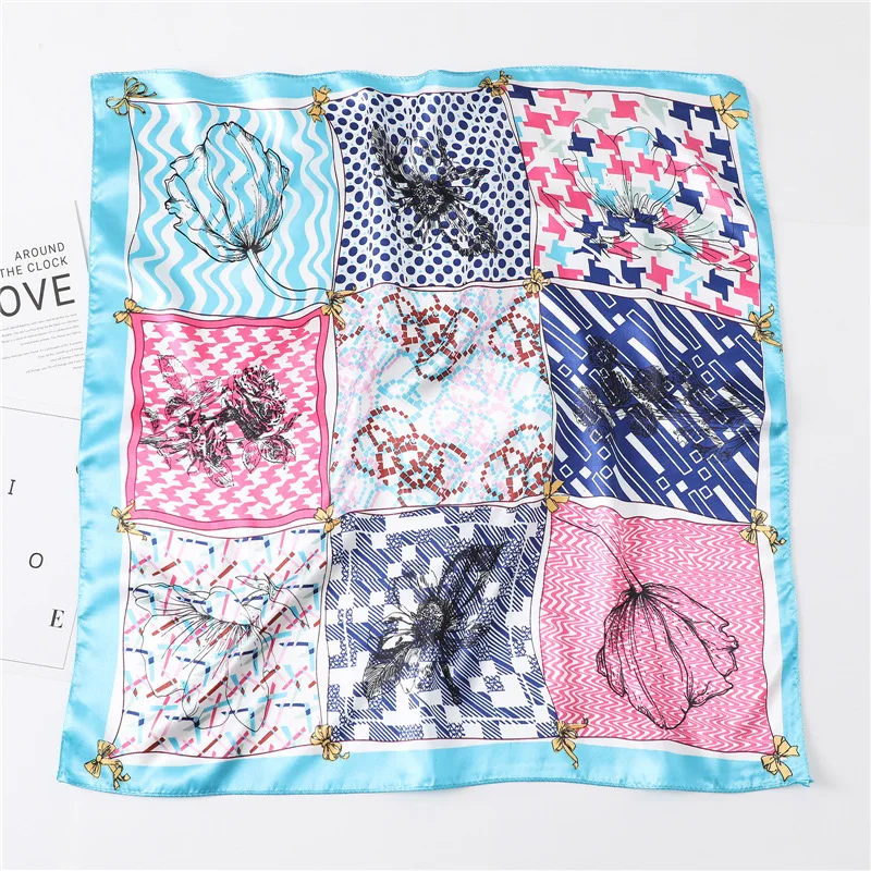 

scarf silk scarves shawls lady wraps soft decrative Neckerchief Hijab Headscarf Femalegirl bufandas mujer Hijab echarpes femme
