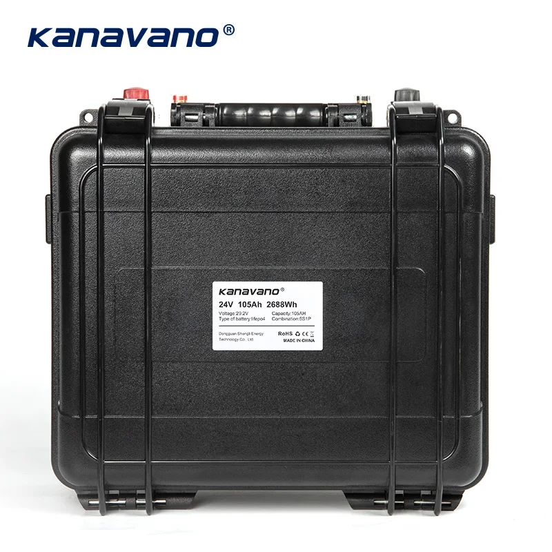 24V многократного цикла глубокого заряда разряда LiFePO4 29 2 V 100Ah Батарея пакет из